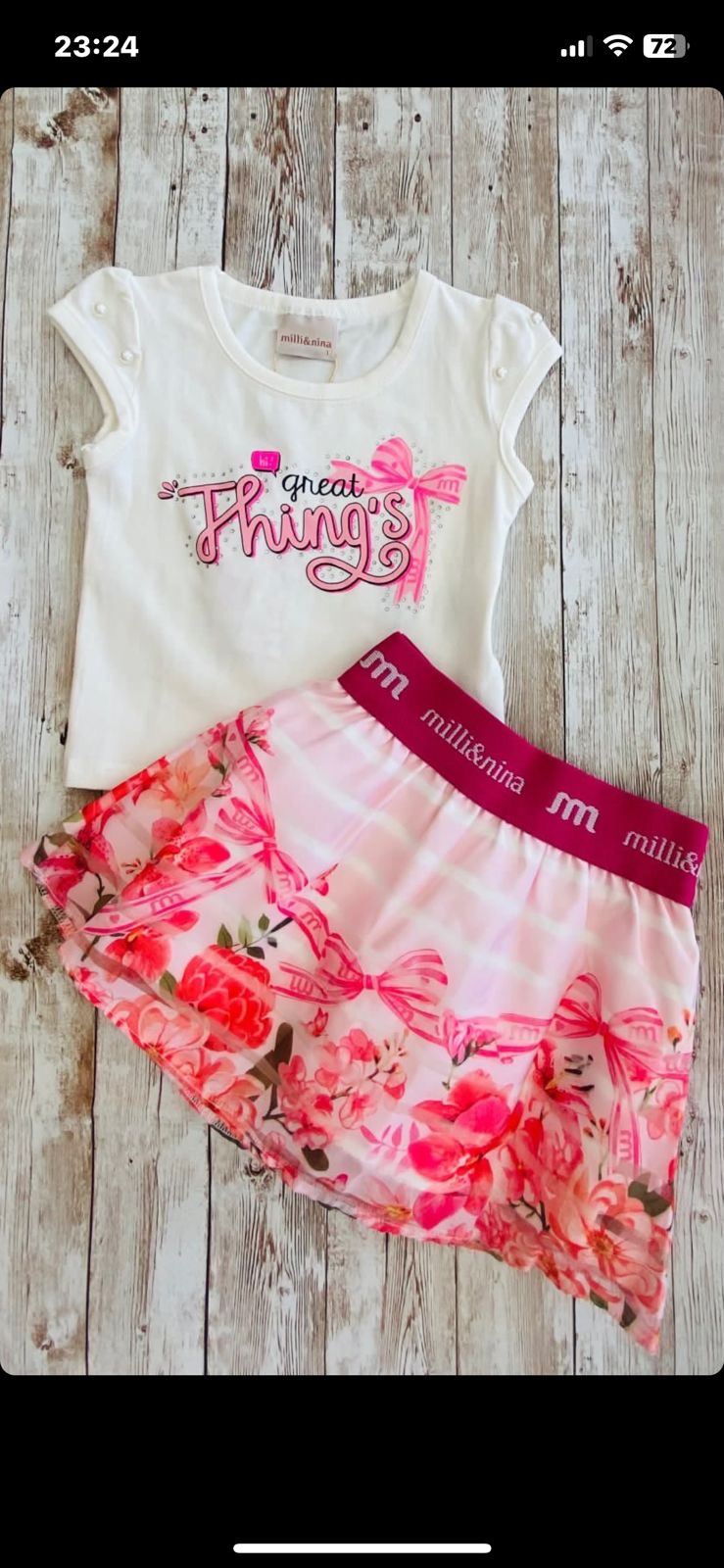 Conjunto short saia 