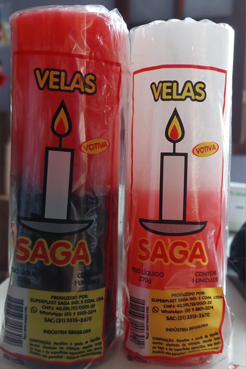 Vela saga bicolores 7 dias 250gr